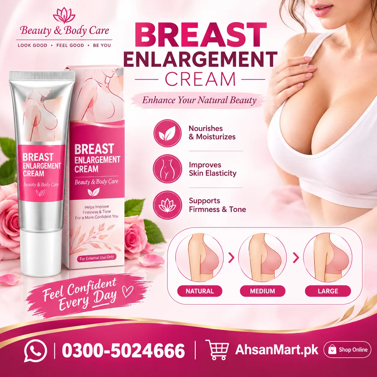AUQUEST Breast Hip Enhancement Cream Price In Pakistan