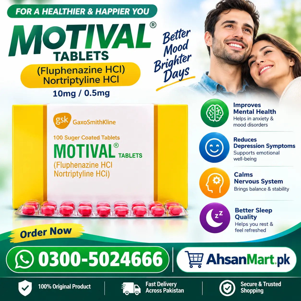 Motival Tablets 10mg 0.5mg Price In Pakistan