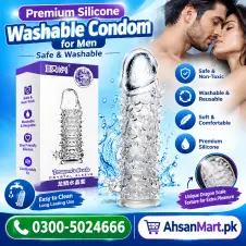 Premium Silicone Washable Condom for Men Safe & Washable Price In Pakistan